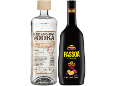 Koskenkorva Vodka o. Passoã Passionsfruchtlikör