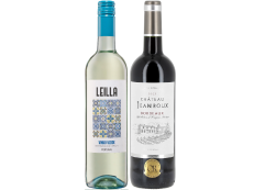 Portugal / Frankreich - Leilla Vinho Verde o. Château Jean Roux Bordeaux