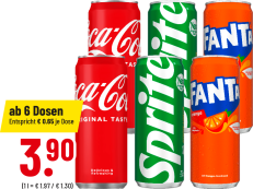 Coca-Cola, Fanta o. Sprite
