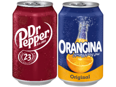 Dr. Pepper o. Orangina Erfrischungs-Drink